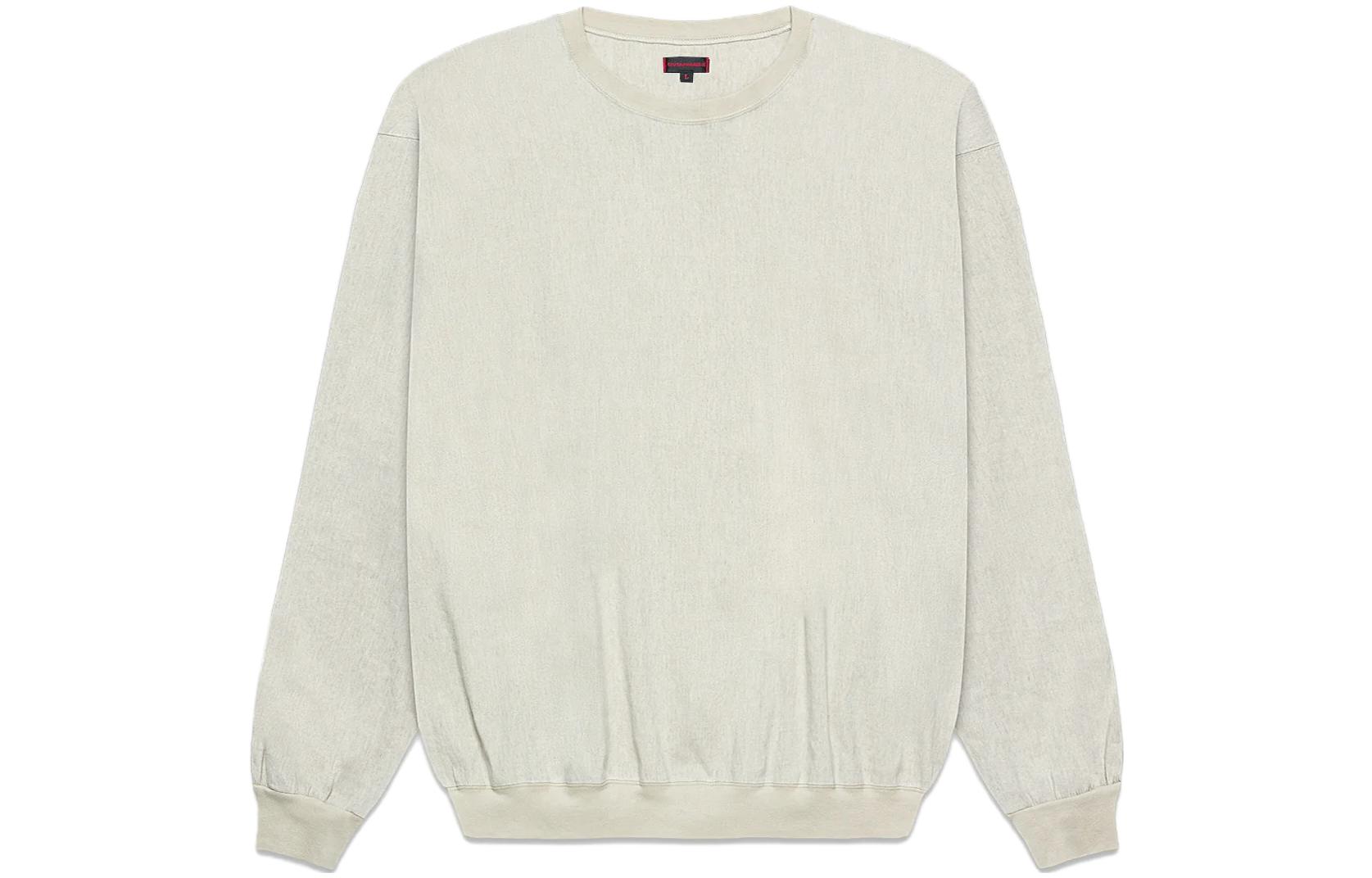 CLOT SS23 From Dusk Till Dawn Beige Oversized Crewneck Long-Sleeve Sweatshirt Men CLOTSS23G015