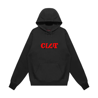 CLOT SS23 From Dusk Till Dawn Pullover Hoodie Black Adjustable Drawstring CLHD23S30005-BK