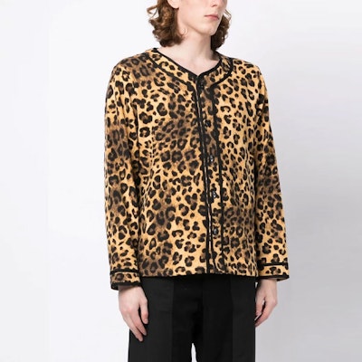 CLOT SS23 레오파드 싱글 브레스트 재킷 브라운 남성 아우터웨어. CLSH22F20008 Purchase CLOT SS23 레오파드 싱글 브레스트 재킷 브라운 남성 아우터웨어. CLSH22F20008