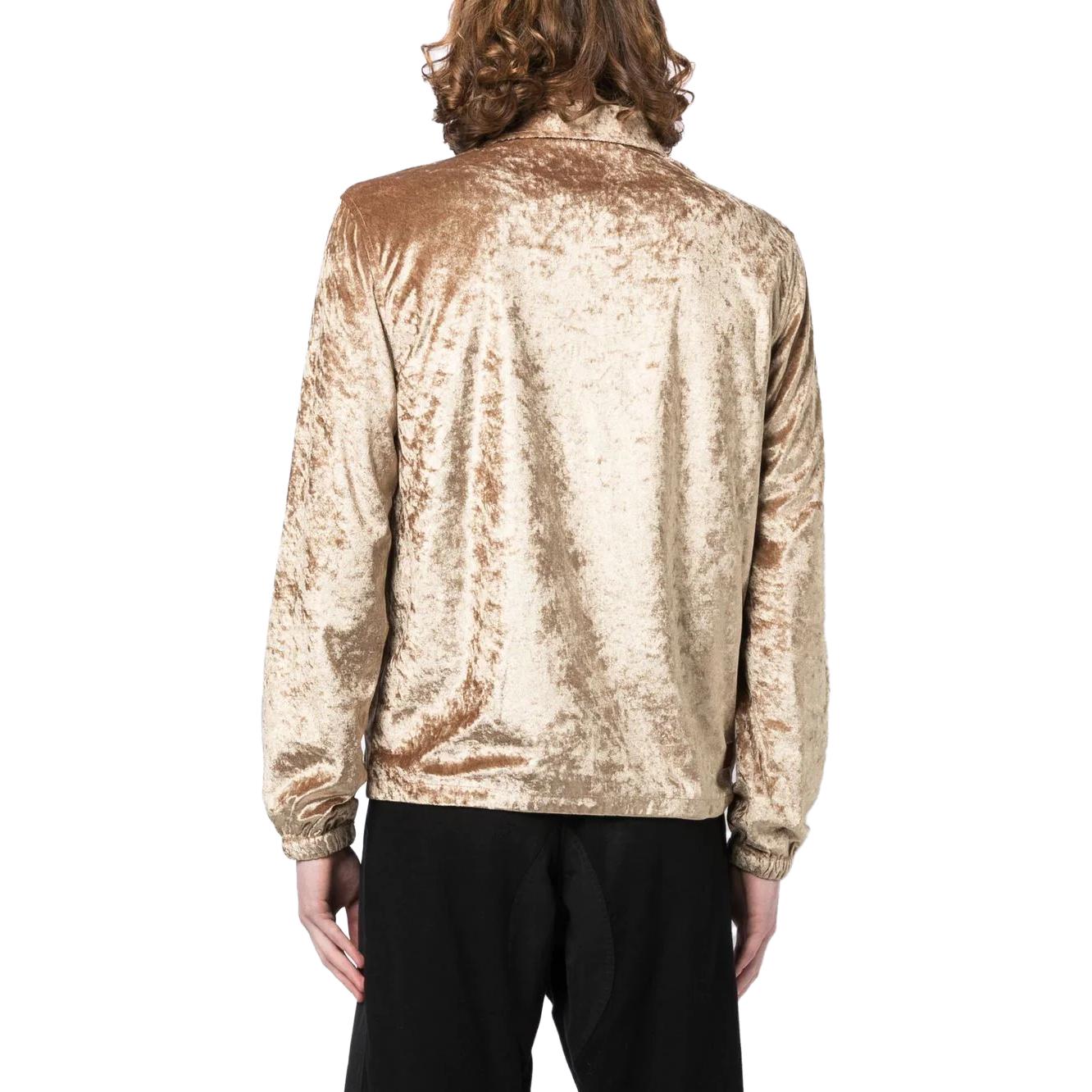 Shop CLOT SS23 可翻轉豹紋外套 黃色 - 時尚外套 CLJK22F40002