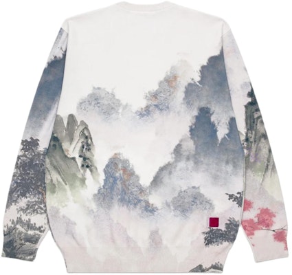 CLOT SS24 잉크 프린트 크루넥 풀오버 긴팔 맨투맨 유니섹스 화이트. CLKN24S70005 Lookbook CLOT SS24 잉크 프린트 크루넥 풀오버 긴팔 맨투맨 유니섹스 화이트. CLKN24S70005