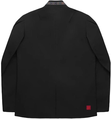 CLOT SS24 만다린 칼라 블랙 재킷 유니섹스 긴팔 아우터. CLJK24S40002 Lookbook CLOT SS24 만다린 칼라 블랙 재킷 유니섹스 긴팔 아우터. CLJK24S40002