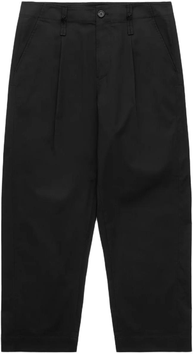 clot-ss-24-pleated-straight-leg-mid-rise-casual-pants-unisex-black-clpt-24-s50001