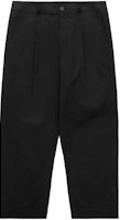CLOT SS24 Pleated Straight-Leg Mid-Rise Casual Pants Unisex Black CLPT24S50001 CLOT SS24 Pleated Straight-Leg Mid-Rise Casual Pants Unisex Black CLPT24S50001