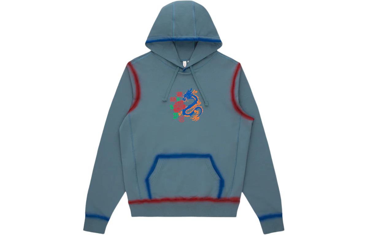 Order CLOT 紫龙印花连帽卫衣 SS24 男女同款 可调抽绳 CLHD24S30004