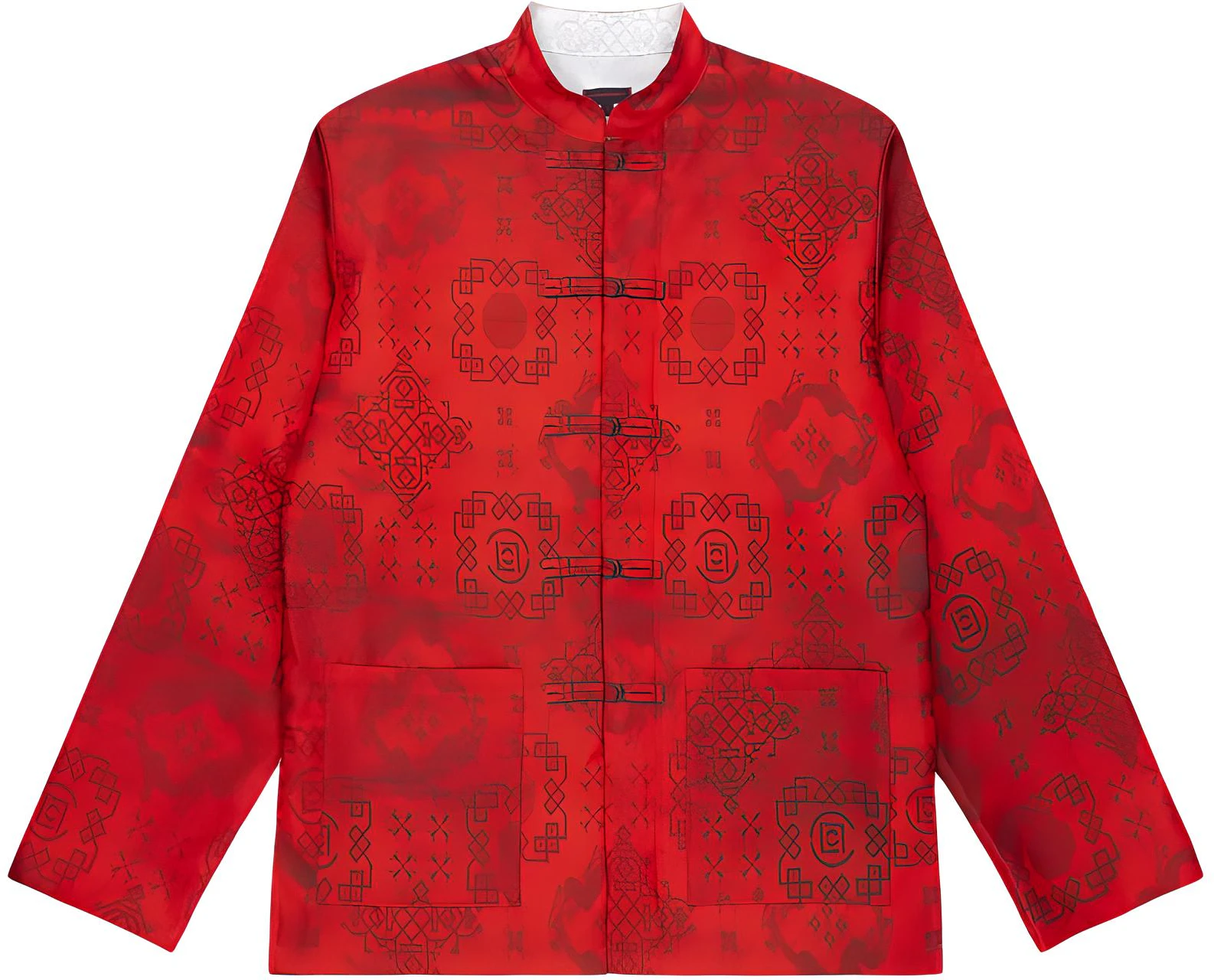 clot-ss-24-red-all-over-print-mandarin-collar-unisex-long-sleeve-jacket-clsh-24-s20028-rd