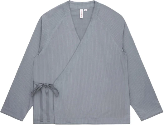 CLOT SS24 條紋V領和服風長袖外套 休閒男女款 CLJK24S40001 Shop CLOT SS24 條紋V領和服風長袖外套 休閒男女款 CLJK24S40001