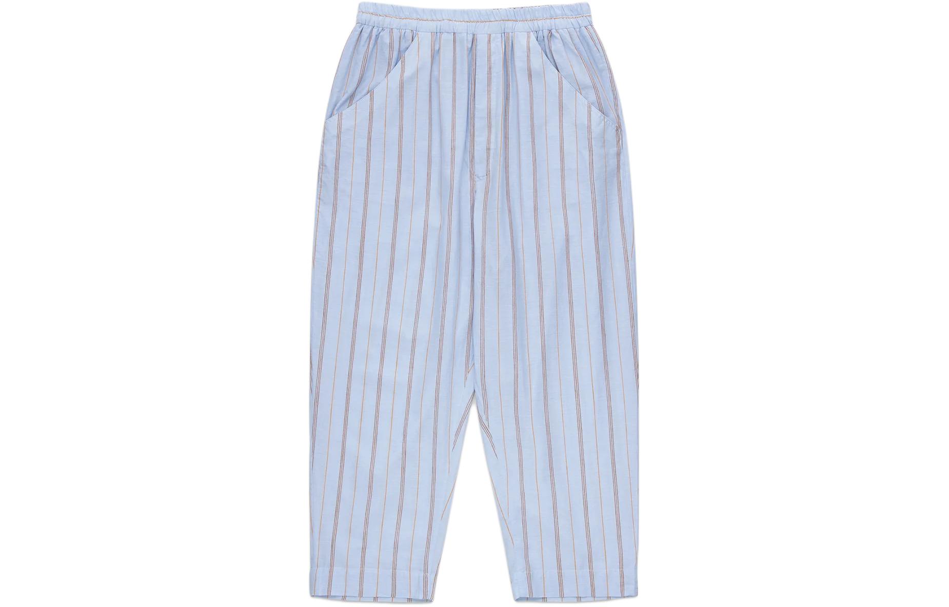 CLOT Striped Casual Pants Blue  Simple Versatile Style CLPT24S50009BL