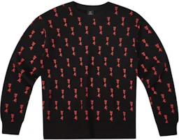 CLOT Tee Chinese Series All-Over Print Crewneck Sweatshirt Black CTCN20FCN301-BK CLOT Tee Chinese Series All-Over Print Crewneck Sweatshirt Black CTCN20FCN301-BK