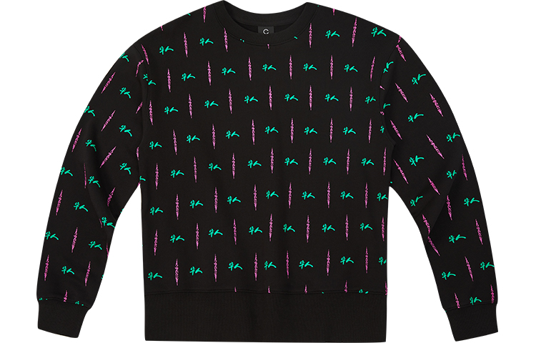 CLOT Tee Chinese Series All-Over Print Hoodie Black () CTCN20FCN305-BK