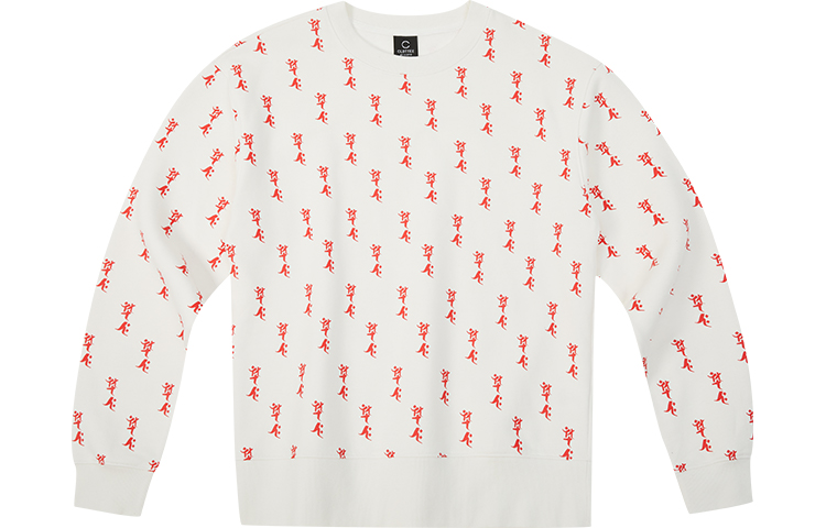 CLOT Tee Chinese Series All-Over Print Pullover Sweatshirt White () CTCN20FCN301-WH