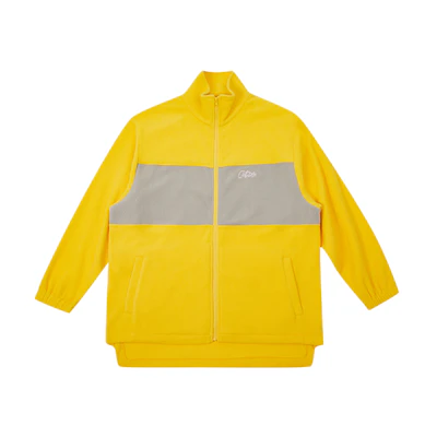 CLOT Tee Colorblock Knitted Loose Jacket Yellow () CTJK20FCN406-YE
