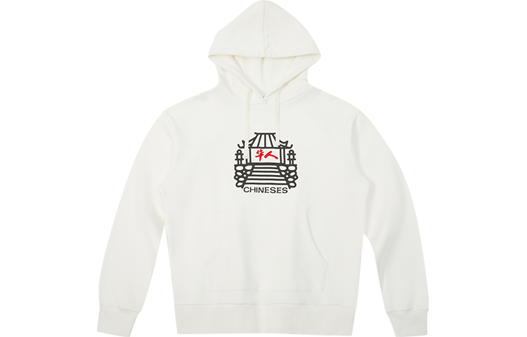 CLOT Temple Print Pullover Hoodie White () CTHD20FCN307-WH