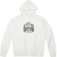 CLOT Temple Print Pullover Hoodie White () CTHD20FCN307-WH CLOT Temple Print Pullover Hoodie White () CTHD20FCN307-WH