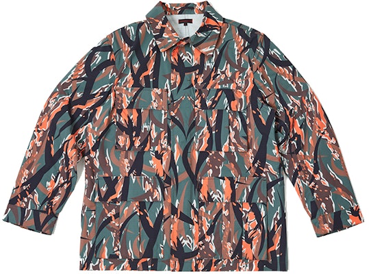 Chaqueta CLOT Thorn Series Verde Oliva Bolsillos Múltiples Corte Suelto CLJK20FAL401-OL Buy Chaqueta CLOT Thorn Series Verde Oliva Bolsillos Múltiples Corte Suelto CLJK20FAL401-OL