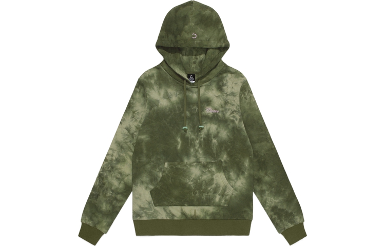 Order CLOT 男女同款扎染连帽衫前刺绣标志 CTHD22SS3002