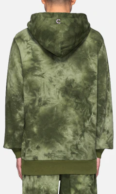 CLOT 男女同款扎染连帽衫前刺绣标志 CTHD22SS3002 Details for CLOT 男女同款扎染连帽衫前刺绣标志 CTHD22SS3002