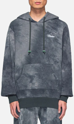 CLOT 男女同款扎染连帽衫前刺绣标志 CTHD22SS3002 1