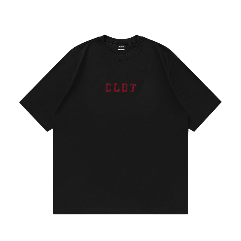 CLOT Vintage Logo Casual Oversized T-Shirt Unisex Fashion Tee CTTE24S11011