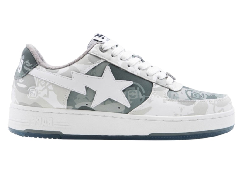 CLOT x A Bathing Ape BAPE Sta White 1L73-191-937