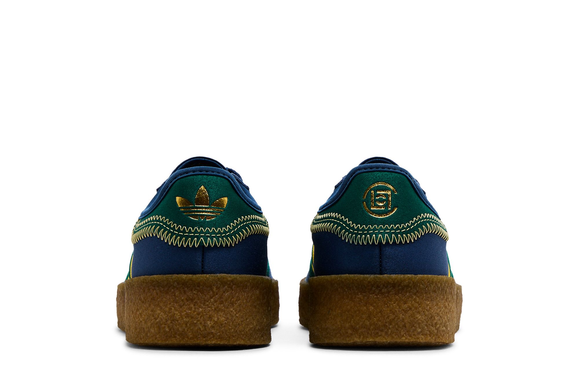 Details for CLOT x アディダス ガゼル 'クレープソールパック - ナイトマリン' JR5408
