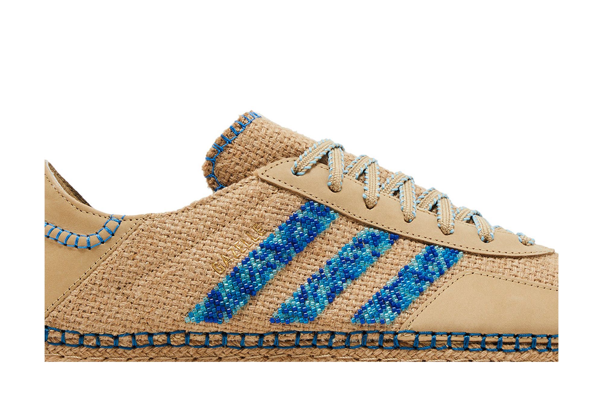 Lookbook CLOT×adidas ガゼル 麻カーキ ライトブルー IH3641