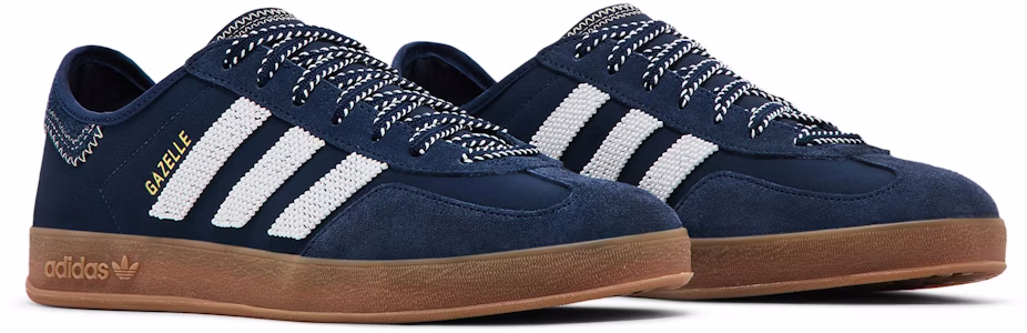 CLOT x adidas Gazelle Indoor 'Collegiate Navy Off White' Lelaki IH3725 Cheap CLOT x adidas Gazelle Indoor 'Collegiate Navy Off White' Lelaki IH3725