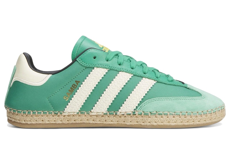 Buy CLOT x adidas Samba Espadrille 'Green' KI4326