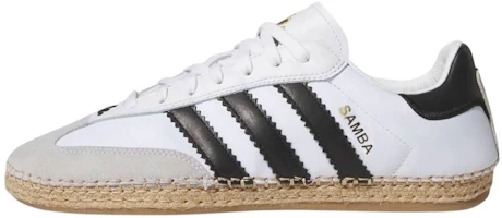 CLOT x adidas Samba Espadrille 'White Black' KJ0274
