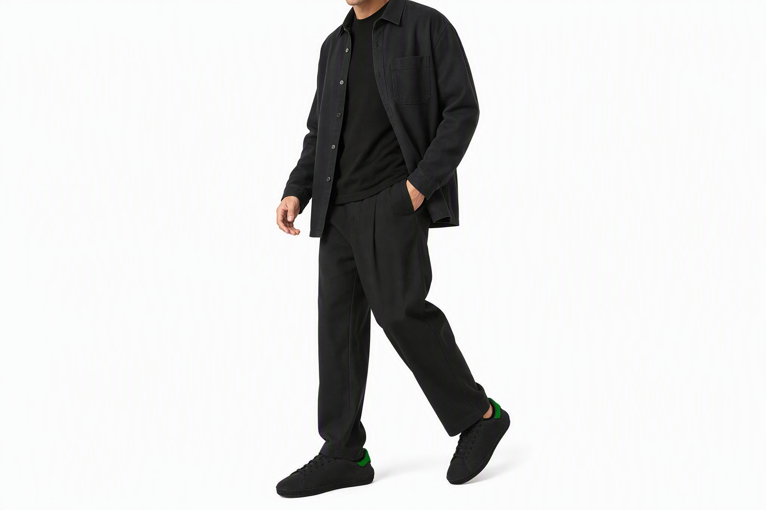 Order 클롯 x 아디다스 스탠 스미스 에스파드리유 ''블랙 그린'' JQ9227