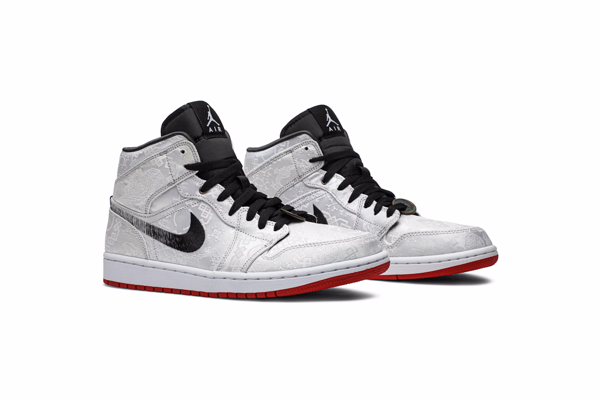 CLOT x Air Jordan 1 Mid 'Fearless' CU2804-100