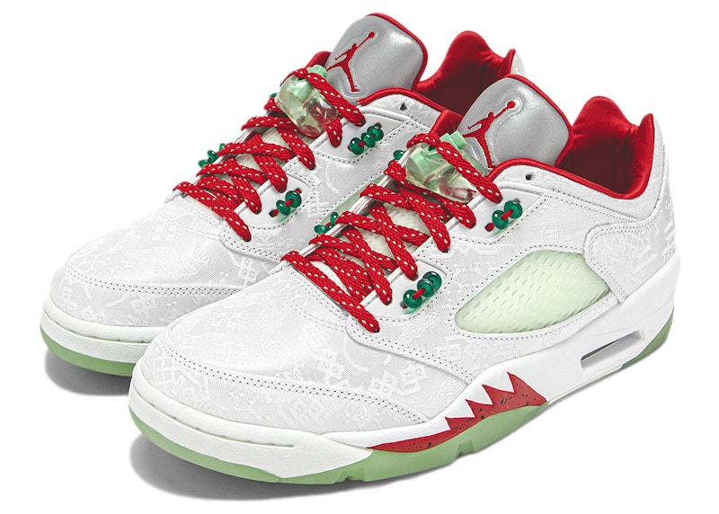 CLOT x Air Jordan 5 Retro Low 'White Silk 20th Anniversary' CLOT-AJ5-WHT-FF
