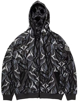 CLOT x Alienegra 荊棘系列黑色幾何圖案拉鍊連帽上衣 男女款 CLHD19FW002 Buy CLOT x Alienegra 荊棘系列黑色幾何圖案拉鍊連帽上衣 男女款 CLHD19FW002