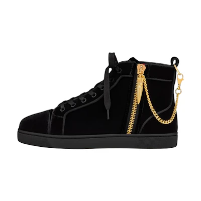 Christian Louboutin CLOT Jordan 1 High 'Black Velvet'