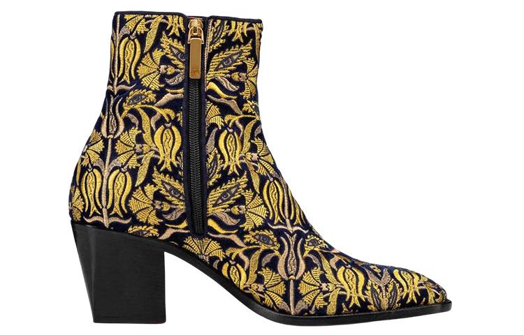 Christian Louboutin CLOT Timberland Boot 'Golden Velvet Floral Embroidery' 圖 2