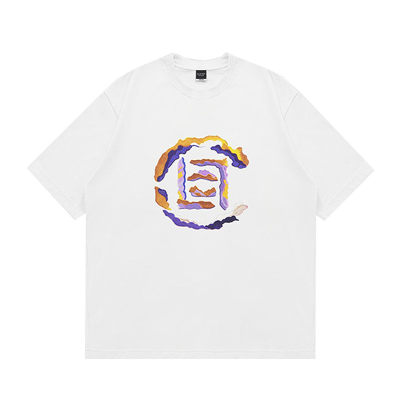 CLOT x CLOTTEE Artistic Logo Tee Chinese Style Casual Unisex Loose Fit T-Shirt CTTE24S11058