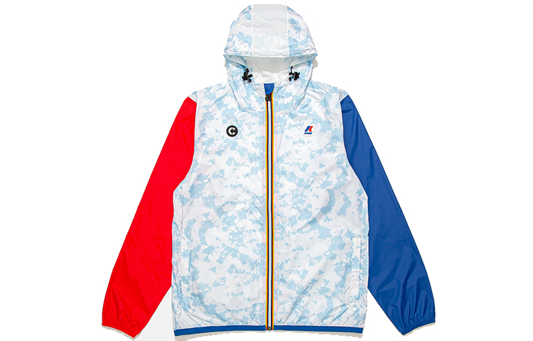 CLOT CLOTTEE K-WAY Tie-Dye Lightweight Windbreaker Jacket - CTJK20SU4001-BL