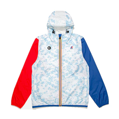 CLOT CLOTTEE K-WAY Tie-Dye Lightweight Windbreaker Jacket - CTJK20SU4001-BL