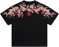 CLOT x CLOTTEE Retro Peach Blossom Floral Embroidered Oversized Unisex T-Shirt EL2620115A060493-S5 CLOT x CLOTTEE Retro Peach Blossom Floral Embroidered Oversized Unisex T-Shirt EL2620115A060493-S5