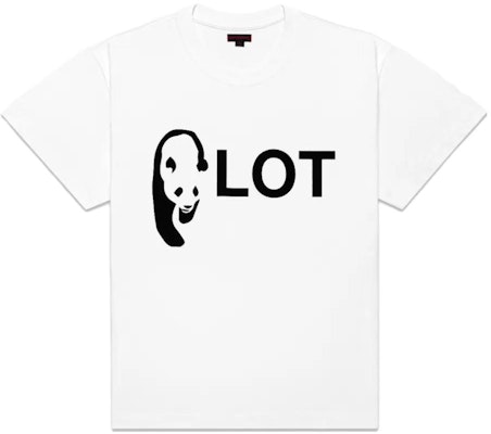 CLOT x Fragment Design SS23 熊貓閃電標誌男女款白色T恤 CLTE23SFM101-WH Order CLOT x Fragment Design SS23 熊貓閃電標誌男女款白色T恤 CLTE23SFM101-WH