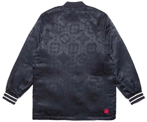 클로트 x 프라그먼트 디자인 유니섹스 블랙 실크 탕 재킷 FDCBSJ-BLK19-FW Lookbook 클로트 x 프라그먼트 디자인 유니섹스 블랙 실크 탕 재킷 FDCBSJ-BLK19-FW