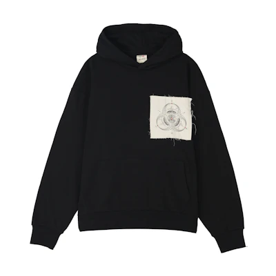 CLOT Fragment Design INNERSE Unisex Black Hoodie CLHD18FIN003