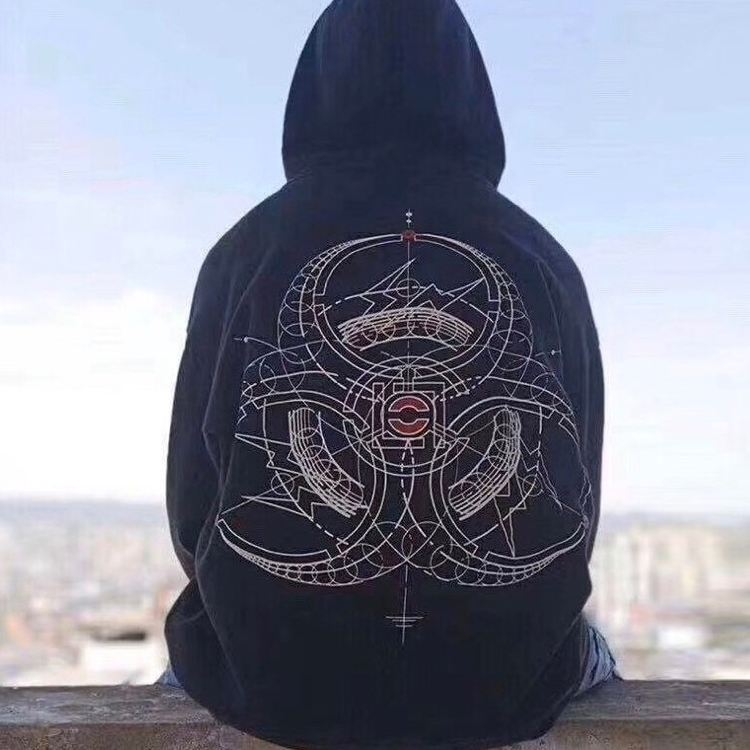 Details for CLOT x Fragment Design x INNERSE 联名款男女同款黑色连帽卫衣 CLHD18FIN003