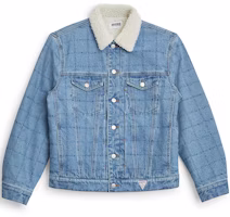 CLOT x GUESS Logo Denim Jacket Outerwear Blue CTJK21FG4001 CLOT x GUESS Logo Denim Jacket Outerwear Blue CTJK21FG4001