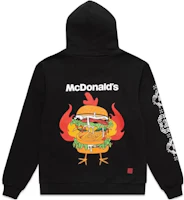 CLOT x McDonald's SS23 Logo Burger Graphic Oversized Black Sweatshirt Unisex 6976162170056 CLOT x McDonald's SS23 Logo Burger Graphic Oversized Black Sweatshirt Unisex 6976162170056