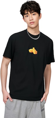 클랏 x 맥스파이시 협업 치킨 윙 그래픽 블랙 반팔 티셔츠 CLTE23SMC108 Details for 클랏 x 맥스파이시 협업 치킨 윙 그래픽 블랙 반팔 티셔츠 CLTE23SMC108