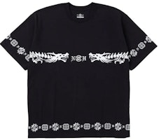 CLOT x Neighborhood FW23 Dragon Print Logo Trim Unisex Crewneck T-Shirt. 232PC20N-ST01S CLOT x Neighborhood FW23 Dragon Print Logo Trim Unisex Crewneck T-Shirt. 232PC20N-ST01S
