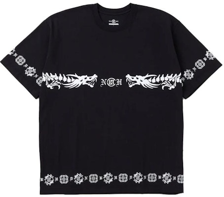 CLOT x 네이버후드 FW23 드래곤 로고 트림 유니섹스 크루넥 티셔츠. 232PC20N-ST01S Buy CLOT x 네이버후드 FW23 드래곤 로고 트림 유니섹스 크루넥 티셔츠. 232PC20N-ST01S