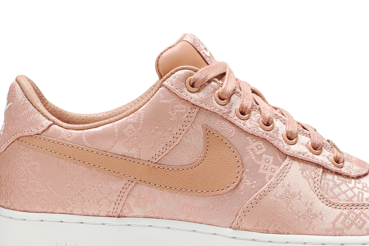 CLOT x Nike Air Force 1 Low Premium 'Rose Gold Silk' CJ5290-600