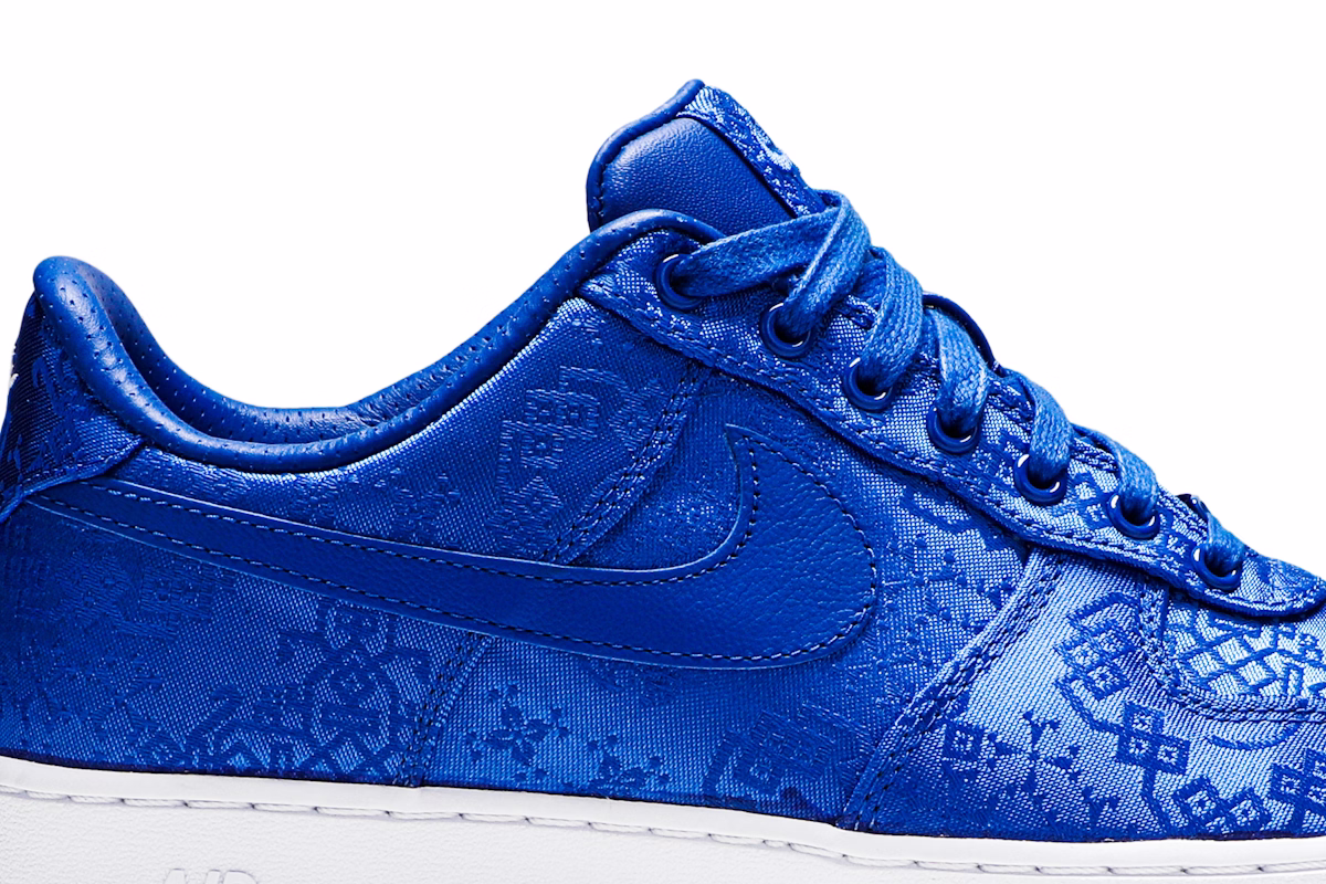 CLOT x Nike Air Force 1 PRM 'Royal Silk' CJ5290-400
